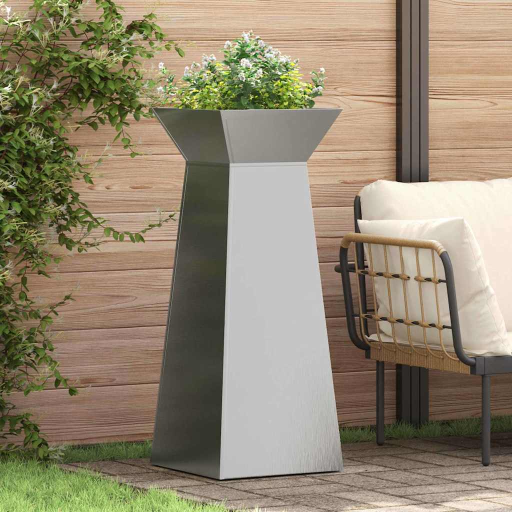 Taimealus Komplekt Roostevaba teras 40 x 40 x 101 cm