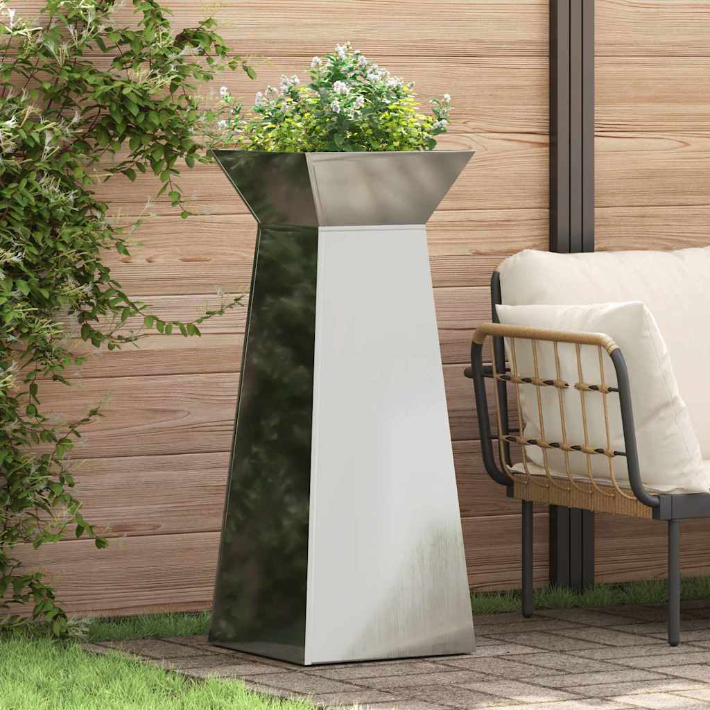 Taime alus Galvaniseeritud teras 40 x 40 x 101 cm Taimepotid