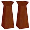 vidaXL Sambaplaneerija 2 tk Rooste 40 x 40 x 100 cm