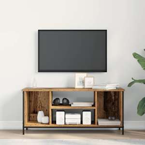 Televizní skříň Staré dřevo 102 x 35 x 45 cm kompozitní dřevo - obrázek 4