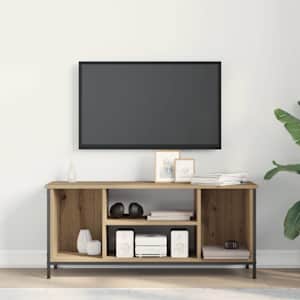 Televizní skříň 102 x 35 x 45 cm Artisanový dub - obrázek 4