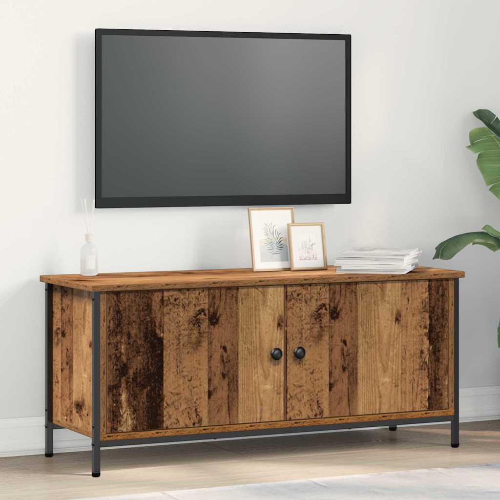 vana puidust TV kapp Vana puit Puitlaastplaat 102 x 35 x 45 cm