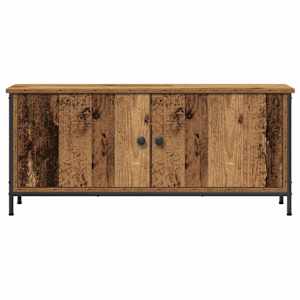 Televizní skříň Staré dřevo 100 x 35 x 45 cm kompozitní dřevo - obrázek 6