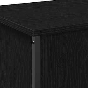 Televizní skříň Černý dub 100 x 35 x 45 cm kompozitní dřevo - obrázek 9