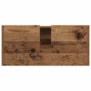 Koupelnová skříň Staré dřevo 80 x 33 x 60 cm kompozitní dřevo - obrázek 9