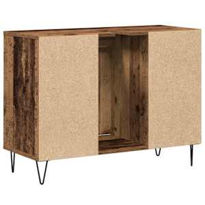 Koupelnová skříň Staré dřevo 80 x 33 x 60 cm kompozitní dřevo - obrázek 8