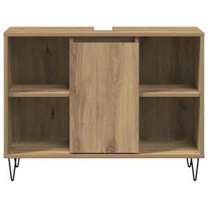Koupelnová skříň Artisanový dub 80 x 33 x 60 cm - obrázek 6