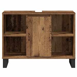 Koupelnová skříň Staré dřevo 80 x 33 x 60 cm kompozitní dřevo - obrázek 6
