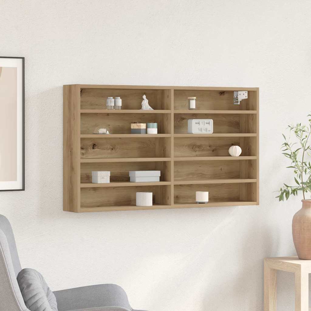 Vitrine Cabinet Artisan Oak 100x15x58 cm Tekninen Puu