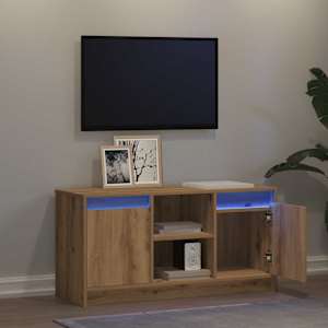 TV jednotky Hnědá 100 x 34 x 50 cm Kompozitní dřevo - obrázek 5