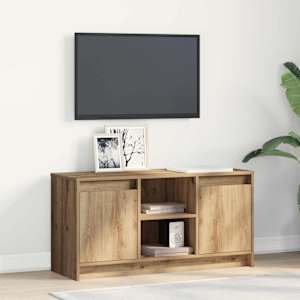 TV jednotky Hnědá 100 x 34 x 50 cm Kompozitní dřevo - obrázek 1