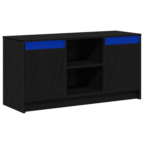 vidaXL TV &Uuml;ksused 100 x 34 x 50 cm Must Tehispuit
