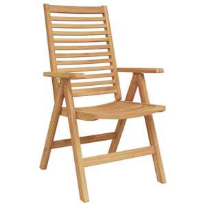 Židle 4 pcs Hnědá 64,5 x 52 x 108 cm Pevné teakové dřevo - obrázek 2