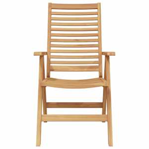 Židle 4 pcs Hnědá 64,5 x 52 x 108 cm Pevné teakové dřevo - obrázek 3