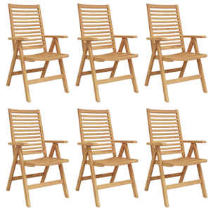 Stol 6 pcs Rjava 64.5 x 52 x 108 cm Trden tikov les