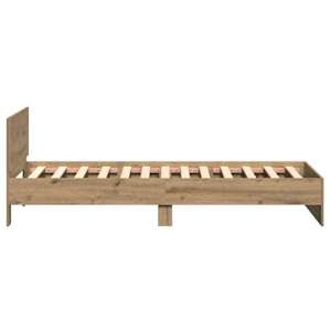 Rám postele Artisanový dub 203 x 104 x 70 cm kompozitní dřevo - obrázek 6