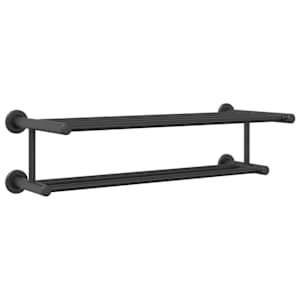 vidaXL R&auml;tikurek Must 61 x 23 x 17 cm Roostevaba teras