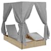 vidaXL Topelt p&auml;ikesetool Hall pol&uuml;rotang