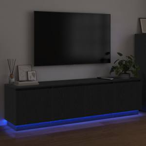 Televizní skříň Černý dub 180 x 38 x 49 cm kompozitní dřevo - obrázek 5