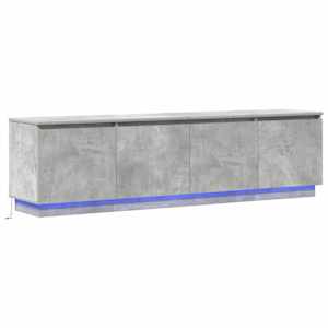vidaXL Telerikapp 180 x 38 x 49 cm Betoonhall Tehispuit
