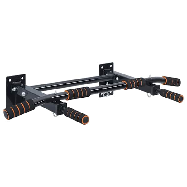 VidaXL T&otilde;mbekang Must ja punane 92 x 51 x 18 cm Pulberv&auml;rvitud teras