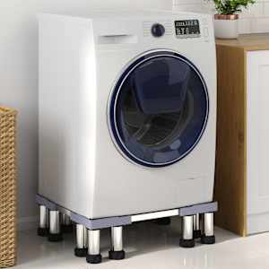 Podstavek za pralni stroj Siva 67 x 67 x 21,5 cm