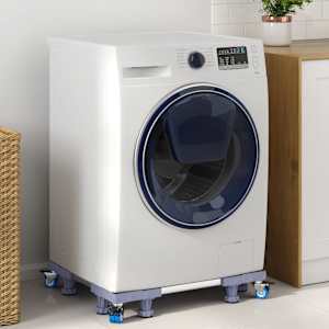 Podstavek za pralni stroj Siva 66 x 66 x 12 cm Nerjaveče jeklo