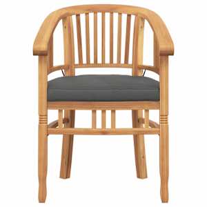 Židle 2 pcs Hnědá 63 x 58 x 89 cm Pevné teakové dřevo - obrázek 6
