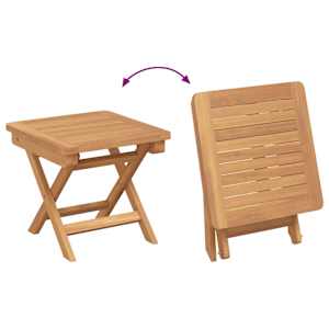 Slunečník 2 pcs Hnědá 198 x 55 x 58,5 cm Pevné teakové dřevo - obrázek 11