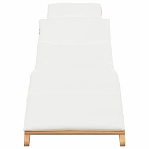 Zahradní lehátko Hnědá 198 x 55 x 58,5 cm Pevné teakové dřevo - obrázek 5