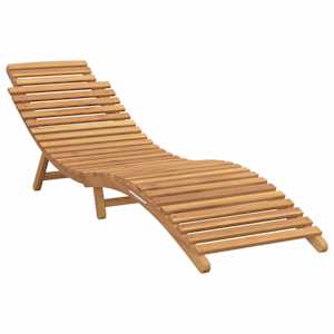 vidaXL Aia lamamistool padjaga Pruun 198 x 55 x 58,5 cm Tugev teakpuit