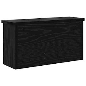 Nástěnný věšák na kabáty s policí Černý dub 50 x 16 x 26 cm - obrázek 7