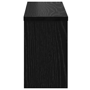 Nástěnný věšák na kabáty s policí Černý dub 50 x 16 x 26 cm - obrázek 6