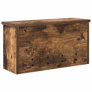 Nástěnný věšák na kabáty s policí Kouřový dub 50 x 16 x 26 cm - obrázek 7