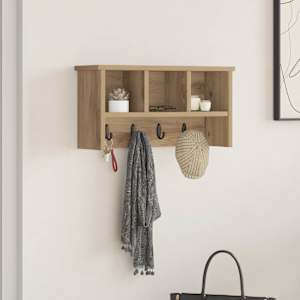 Nástěnný věšák na kabáty Artisanový dub 50 x 16 x 26 cm - obrázek 1