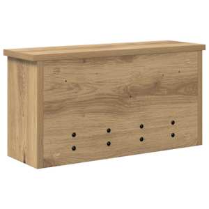 Nástěnný věšák na kabáty Artisanový dub 50 x 16 x 26 cm - obrázek 7
