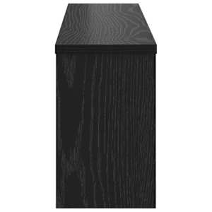 Nástěnný věšák na kabáty s policí Černý dub 75 x 16 x 26 cm - obrázek 6