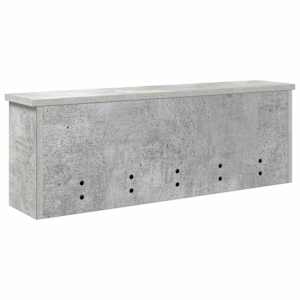 Nástěnný věšák na kabáty s policí Betonová šedá 75 x 16 x 26 cm - obrázek 7