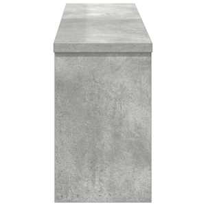 Nástěnný věšák na kabáty s policí Betonová šedá 75 x 16 x 26 cm - obrázek 6