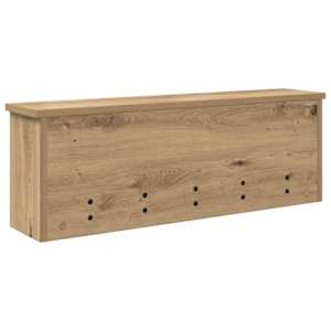 Nástěnný věšák na kabáty s policí dub artisan 75 x 16 x 26 cm - obrázek 7