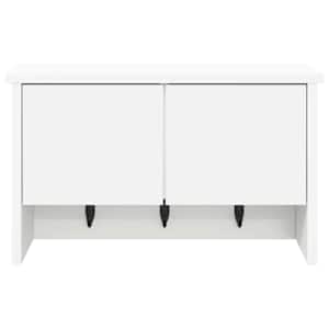 Nástěnný věšák na kabáty Bílá 50 x 20 x 30 cm Kompozitní dřevo - obrázek 6