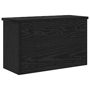 Nástěnný věšák na kabáty s policí Černý dub 50 x 20 x 30 cm - obrázek 8