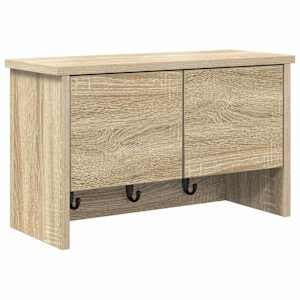 Nástěnný věšák na kabáty s policí Sonoma dub 50 x 20 x 30 cm - obrázek 2