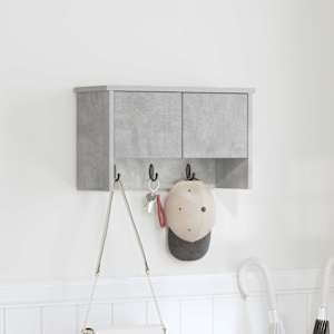 Nadwyčajna obešalnik za plašče Betonsko siva 50 x 20 x 30 cm