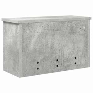 Nástěnný věšák na kabáty s policí Betonově šedá 50 x 20 x 30 cm - obrázek 8