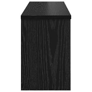Nástěnný věšák na kabáty s policí Černý dub 80 x 20 x 30 cm - obrázek 7