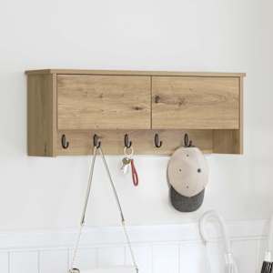 Nadwyčajna obešalnik za plašče Umetni hrast 80 x 20 x 30 cm