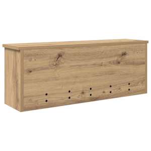 Nástěnný věšák na kabáty Artisanový dub 80 x 20 x 30 cm - obrázek 8