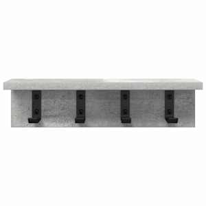 Nástěnný věšák na kabáty Betonově šedá 40 x 10,5 x 10,5 cm - obrázek 5