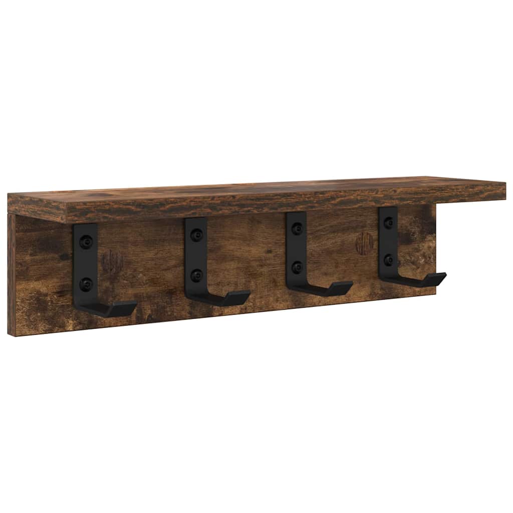 Seinälle asennettava takkihylly Savutammi 40 x 10.5 x 10.5 cm